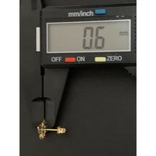 Load image into Gallery viewer, 18K Gold Earrings Pendant Butterfly 1.91 grams - Rafant