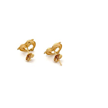 Load image into Gallery viewer, 18K Gold Earrings Stud Dolphins Small 0.66 grams - Rafant