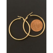 Load image into Gallery viewer, 18K Gold Earrings Hoops Loops 2.09 grams - Rafant