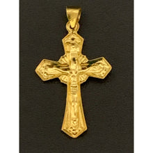 Load image into Gallery viewer, 18K Gold Pendant Cross Religious 1.16 grams - Rafant