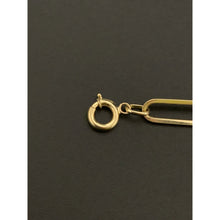 Load image into Gallery viewer, 18K Gold Bracelet Paperclip Large Links 7 inches 2.95 grams - Rafant