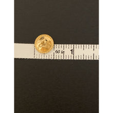 Load image into Gallery viewer, 18K Gold Earrings Stud Woman Lady Round Circle - Rafant