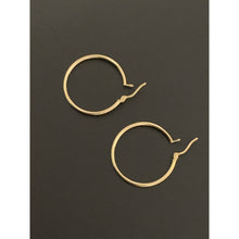 Load image into Gallery viewer, 18K Gold Earrings Hoops Loops 1.34 grams - Rafant
