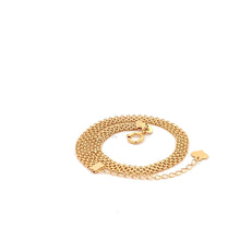 Load image into Gallery viewer, 18K Yellow Gold Bracelet Bismark Chain 2.29 grams 5.75 inches plus 1" extension - Rafant