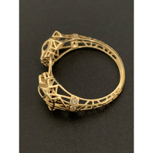 Load image into Gallery viewer, 18K Gold Ring Cubic Zirconia 1.05 grams Size 5 - Rafant