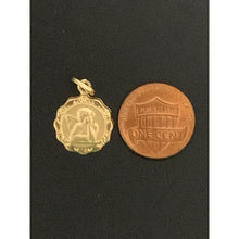 Load image into Gallery viewer, 18K Gold Pendant Angel Small 0.77 grams - Rafant