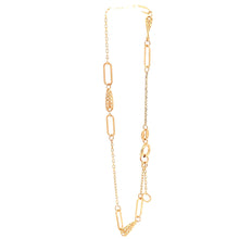 Load image into Gallery viewer, 18K Yellow Gold Bracelet Paperclip Size 6.75 inches plus 0.5 inch extension - Rafant