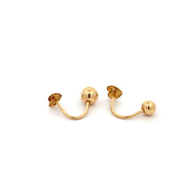 Load image into Gallery viewer, 18K Yellow Gold Earrings Hoops Hearts Dangle 1.36 grams Mismatch Different Sizes - Rafant