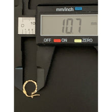 Load image into Gallery viewer, 18K Saudi Gold Earrings Hoops Loops Small 0.75grams - Rafant