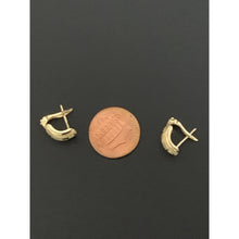 Load image into Gallery viewer, 18K Saudi Gold Earrings French Clips 1.29 grams - Rafant