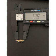 Load image into Gallery viewer, 18K Saudi Gold Ring Infinity Size 6.5 - Rafant