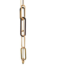 Load image into Gallery viewer, 18K Gold Bracelet Paperclips Chain Link Size 7.25 inches Fine Jewelry - Rafant