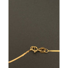 Load image into Gallery viewer, 18K Gold Necklace Chain 18 inches with Woman Lady Pendant Earrings Sets 2.80 grams - Rafant