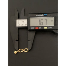 Load image into Gallery viewer, 18K Gold Pendant Infinity 0.92grams - Rafant