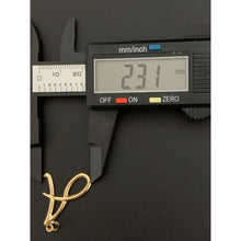 Load image into Gallery viewer, 18K Gold Pendant Letter A 1.23 grams - Rafant