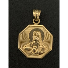 Load image into Gallery viewer, 18K Gold Pendant Jesus Christ Sacred Heart 1.72 grams Small - Rafant
