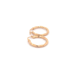 Load image into Gallery viewer, 18K Yellow Gold Earrings Hoops Small 1.20 grams - Rafant