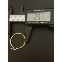 Load image into Gallery viewer, 18K Gold Earrings Hoops Loops Twisted 1.62 grams - Rafant