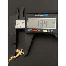 Load image into Gallery viewer, 18K Gold Necklace Chain 18 inches Twisted Eagle Bird Pendant 1.72 grams - Rafant