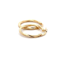 Load image into Gallery viewer, 18K Gold Earrings Hoops Loops Fine Jewelry - Rafant
