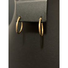Load image into Gallery viewer, 18K Gold Earrings Hoops Loops 1 gram - Rafant