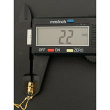 Load image into Gallery viewer, 18K Gold Necklace Chain 18 inches Clover Flower 1.90 grams - Rafant