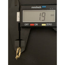 Load image into Gallery viewer, 18K Gold Earrings Hoops Loops Small 0.89 grams - Rafant