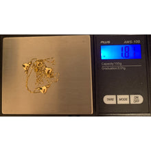 Load image into Gallery viewer, 18K Gold Necklace 18 inches with Heart Charms 1.81 grams - Rafant