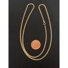 Load image into Gallery viewer, 18K Gold Necklace Curb Chain 20 inches 2.67 grams - Rafant