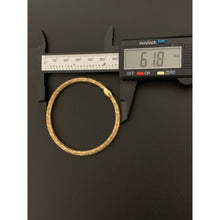 Load image into Gallery viewer, 18K Gold Bracelet Soft Mesh Flexible Stretchable Bangle S 7.25 inches 1.04 grams - Rafant