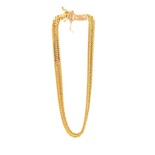 Load image into Gallery viewer, 18K Yellow Gold Bracelet Triple Lock 2.02 grams Size 5.25  inches - Rafant