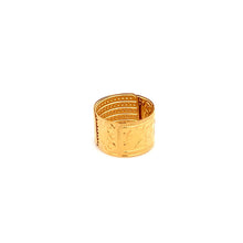 Load image into Gallery viewer, 18K Yellow Gold Ring Fortune Lucky Ring Adjustable 1.87 grams Size 5 - Rafant