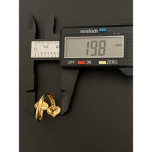 Load image into Gallery viewer, 18K Gold Ring Double Heart 1.30 grams S 6.5 - Rafant