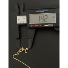 Load image into Gallery viewer, 18K Gold Necklace Chain 15.5 inches Stethoscope Pendant 1.68 grams - Rafant