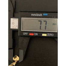 Load image into Gallery viewer, 18K Gold Necklace Chain 18 inches Heart Pendant with Earrings Set 1.41 grams - Rafant