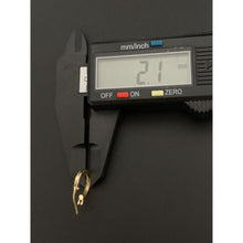 Load image into Gallery viewer, 18K Gold Earrings Hoops Loops Small 0.87 grams - Rafant