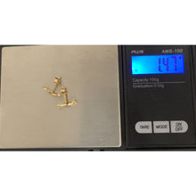 Load image into Gallery viewer, 18K Gold Earrings Stud Infinity 1.47 grams - Rafant