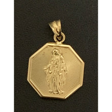 Load image into Gallery viewer, 18K Gold Pendant Jesus Christ Sacred Heart 1.72 grams Small - Rafant