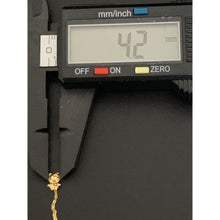 Load image into Gallery viewer, 18K Gold Earrings Threader Cat Animal 0.35 grams - Rafant