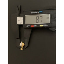 Load image into Gallery viewer, 18K Gold Pendant Heart Two Tone White Yellow 0.50 grams - Rafant