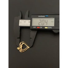 Load image into Gallery viewer, 18K Gold Pendant Heart Pendant Cubic Zirconia 1.65 grams - Rafant