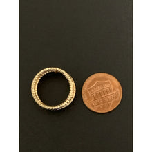 Load image into Gallery viewer, 18K Gold Ring Five Days 1.42 grams Size 5.5 with Defects Holes - Rafant