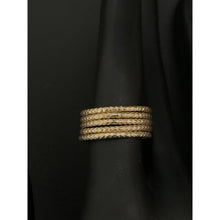 Load image into Gallery viewer, 18K Gold Ring Five Days 1.42 grams Size 5.5 with Defects Holes - Rafant