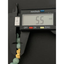Load image into Gallery viewer, 24K Gold Piyao Pixiu Lucky Charm Bracelet Green Aventurine Gemstones 8mm - Rafant