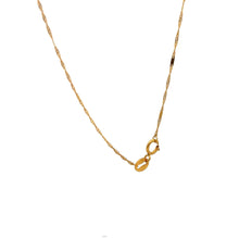 Load image into Gallery viewer, 18K Gold Necklace Chain 18" Pendant Mother Mary Jesus Religious 1.33 grams - Rafant