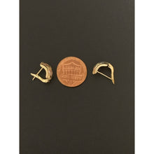 Load image into Gallery viewer, 18K Gold Earrings French Clips Tricolor 1.26 grams - Rafant