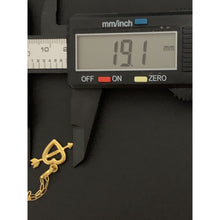 Load image into Gallery viewer, 18K Gold Necklace Chain Paperclip 15.5 inches 1.95 grams - Rafant