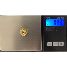 Load image into Gallery viewer, 18K Gold Earrings Pendant Knot 0.93 grams - Rafant