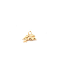 Load image into Gallery viewer, 18K Yellow Gold Pendant Dolphins 1.09 grams - Rafant