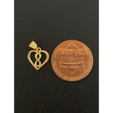 Load image into Gallery viewer, 18K Gold Pendant Charm Heart Infinity 0.40 grams - Rafant